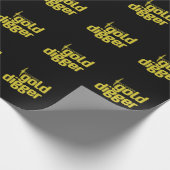 Gold Digger Spitzhacke Pickel Werkzeug Geschenkpapier (Ecke)