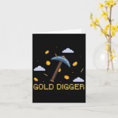 Gold Digger Treasure Jagd Gold Digging Pixel Karte (Gelbe Blume)