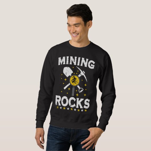 Gold Digging Gold Mining Gold Panning Gold Mine Sweatshirt (Vorne ganz)