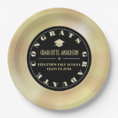 Gold Disk/Vinyl Record-Abschluss Pappteller (Vorderseite)