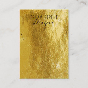 Gold-Display-Karte Visitenkarte
