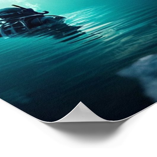 gold divers poster (Ecke)