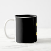 Gold-Dollar-Signatur-Tasse Zweifarbige Tasse (Links)