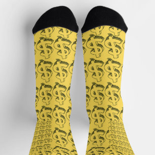 Gold-Dollar Socken