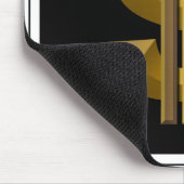 Gold-Dollar-Unterzeichnung Mousepad (Ecke)