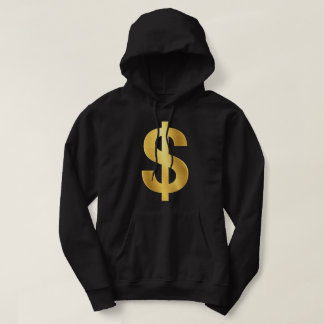 Gold Dollar Zeichen Symbol – Luxus Geld Minimalist Hoodie