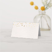 Gold Dots Bridal Blush Pink Hochzeit Platzkarten (Rückseite)