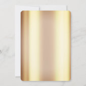 Gold Dots Martini Glass Herz Brautparty Einladung (Rückseite)