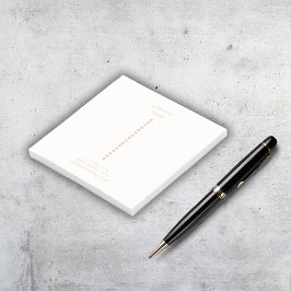 Gold Dots Minimalistisch einfach Beruflich Post-it Klebezettel