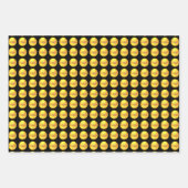 Gold Dots Wrapping Paper Flat Sheet Set 3 Geschenkpapier Set (Vorderseite 3)