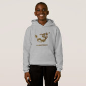 Gold-Drache Hoodie (Vorne ganz)
