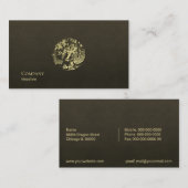 Gold Dragon Business Card Visitenkarte (Vorne/Hinten)
