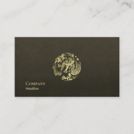 Gold Dragon Business Card Visitenkarte
