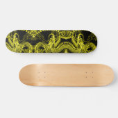 Gold Dragon Element Custom Pro Park Board Skateboard (Horizontal)