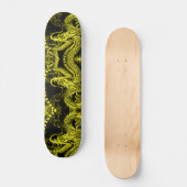 Gold Dragon Element Custom Pro Park Board Skateboard (Vorderseite)