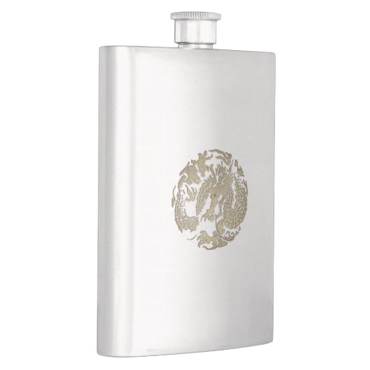 Gold Dragon Flachmann (Rechts)