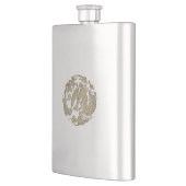 Gold Dragon Flachmann (Links)