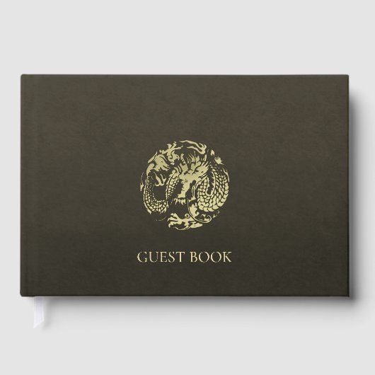 Gold Dragon Gästebuch (Vorderseite)