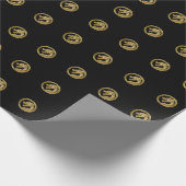 Gold Dragon Geschenkpapier (Ecke)