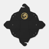 Gold Dragon- Geschenkschachtel (Ungefaltet)