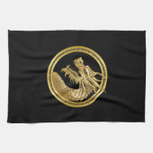 Gold Dragon- Geschirrtuch (Horizontal)