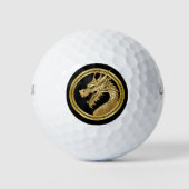 Gold Dragon- Golfball (Vorderseite)