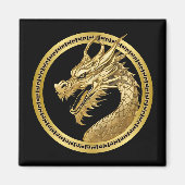 Gold Dragon- Magnet (Vorne)
