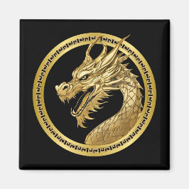 Gold Dragon- Magnet