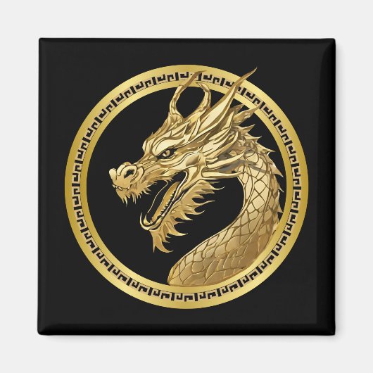 Gold Dragon- Magnet (Vorne)
