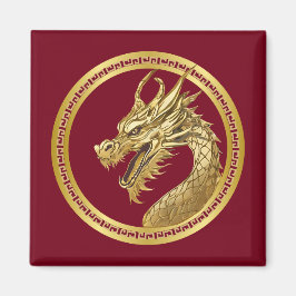 Gold Dragon- Magnet
