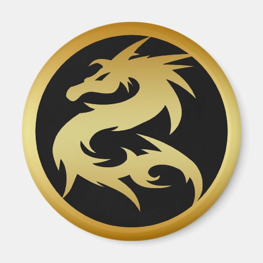 GOLD DRAGON MAGNET (Vorne)