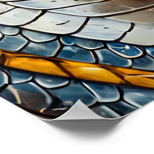 Gold Dragon Poster (Ecke)