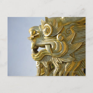 Gold Dragon Postkarte