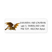 Gold Dragon Return-Adressetikett (Vorne)