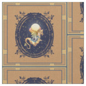 Gold Dragon Rider Fee Pixel Art Stoff (Nahaufnahme)