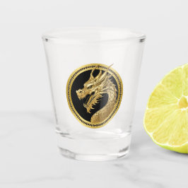 Gold Dragon Schnapsglas