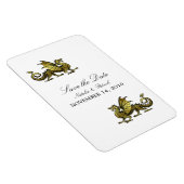 Gold Dragon speichert das Datum Magnet (Rechte Seite)
