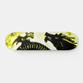 Gold Dragon Suicide Pro Park Board Skateboard (Horizontal)