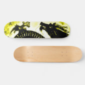 Gold Dragon Suicide Pro Park Board Skateboard (Horizontal)