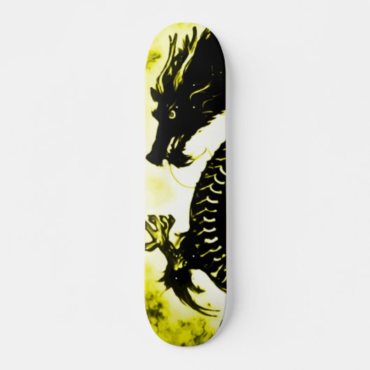 Gold Dragon Suicide Pro Park Board Skateboard (Vorne)