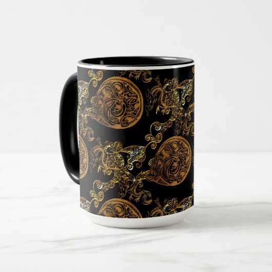 Gold Dragon Tasse (Vorderseite Links)