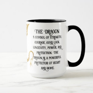 Gold Dragon Tasse