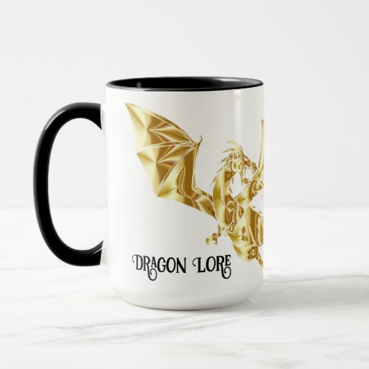 Gold Dragon Tasse (Links)
