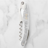 Gold Dragonfly Damask Corkschraube Kellnermesser (Vorderseite)