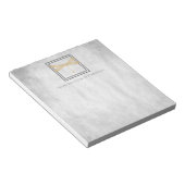 Gold Dragonfly Personalisiert Notepad Notizblock (angewinkelt)