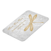 Gold Dragonfly speichert das Date Magnet (Linke Seite)