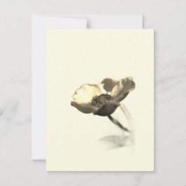 Gold Dream Blume - Wunder der Minimalistischen Nat Postkarte