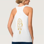 Gold Dream Catcher Tank Top (Rückseite)