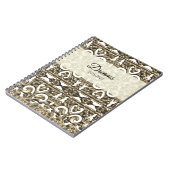 Gold Dream Diary Notizblock (Linke Seite)