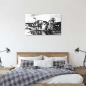 Gold Dredging SceneIdaho City, ID Leinwanddruck (Insitu (Schlafzimmer))